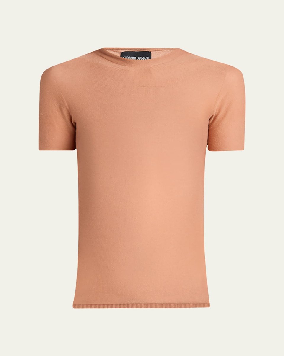 Short Sleeve Cotton Sweater